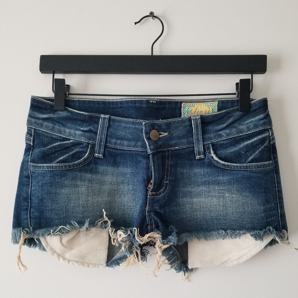 Denim Cut-Off Shorts - Picture 1 of 2